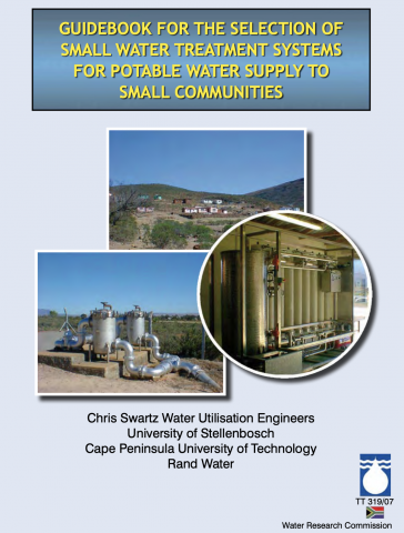 Guidebook for the selection of small water treatment systems 