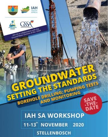 Groundwater workshop: Setting the standards – Borehole Drilling; Pumping Tests and Monitoring